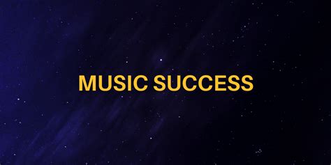 A Journey into Music and Success