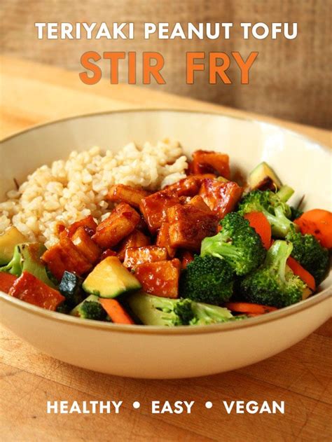 Asian Fusion: Tantalizing Teriyaki Tofu with Sautéed Vegetables and Nutritious Brown Rice