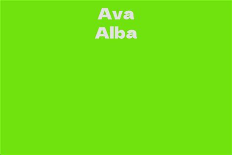 Ava Alba Biography: Early Life, Education, and Career