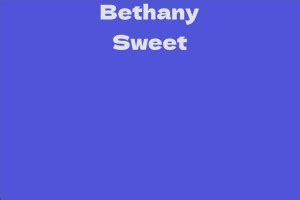 Career Journey of Bethany Sweet