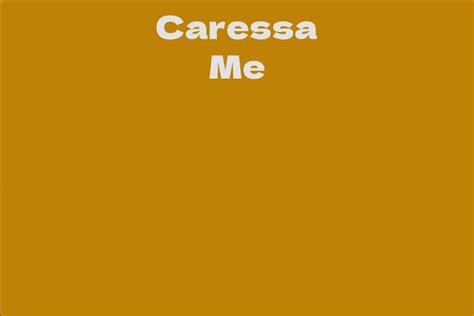 Caressa Me's Future Endeavors: What's Next on the Horizon?
