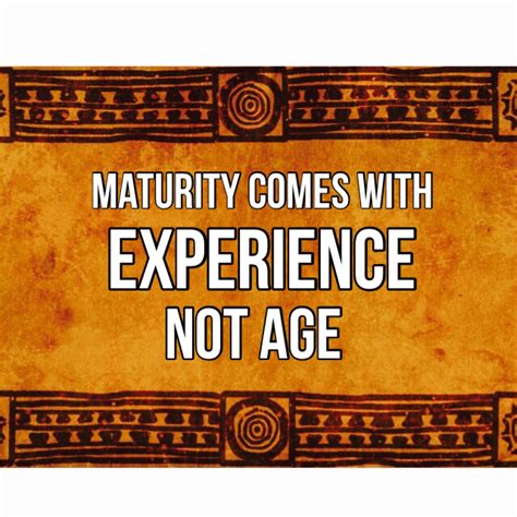 Celebrating the experience and knowledge that comes with maturity