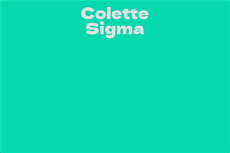 Counting Dollars: The Astonishing Wealth of Colette Sigma's Phenomenal Career