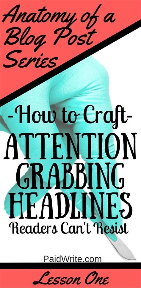 Craft Attention-Grabbing Headlines: Compelling Titles that Hook Readers