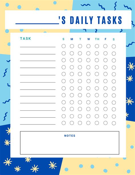 Create a Daily Task List and Stick to It