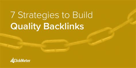 Effective Strategies for Building Quality Links