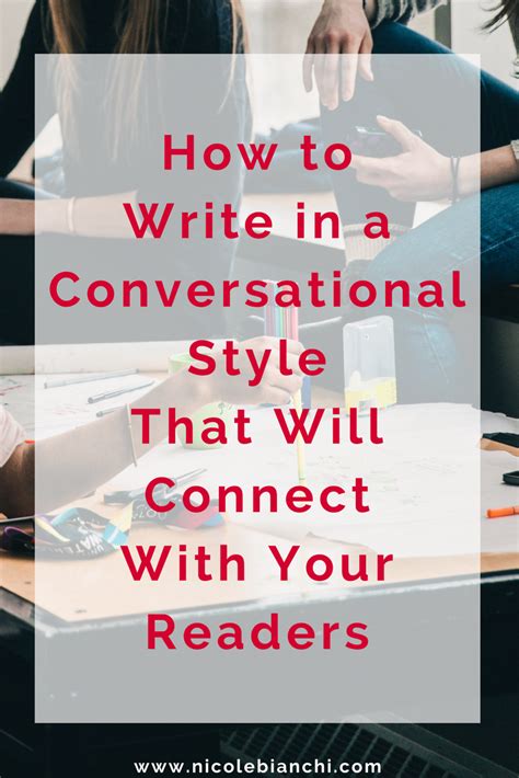 Establishing a Connection with Readers through Conversational Writing