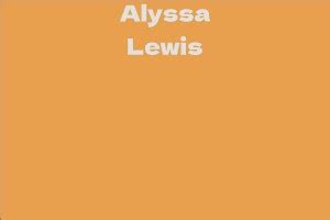 Exploring Alyssa Lewis' Acting Career