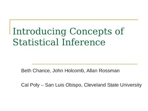 Exploring Beth Chance's Impact on Statistical Education