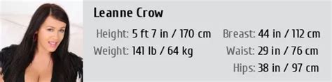 Exploring Leanne Crow's Height and Body Measurements