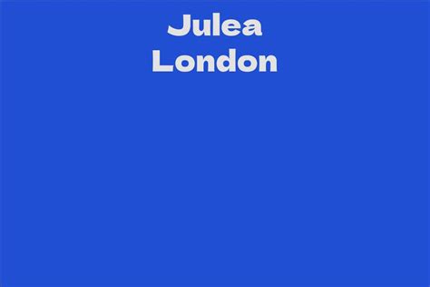 Financial Success: Exploring Julea London's Wealth