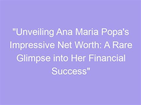 Financial Success and Ventures: Uncovering Yolanda's Wealth and Business Endeavors