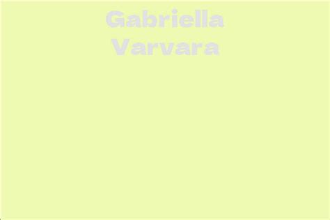Financial Success of Gabriella Varvara