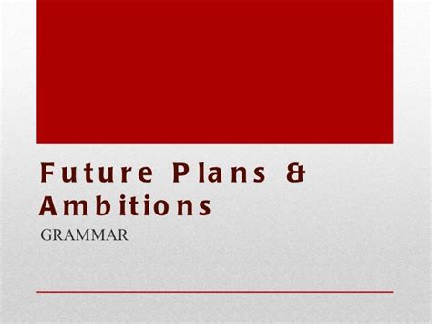 Future Plans and Ambitions of Aimee Davis