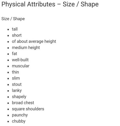 Height: A Physical Attribute That Stands Out
