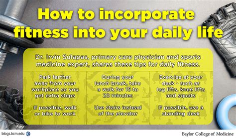 Incorporate Regular Physical Activity into Your Daily Schedule