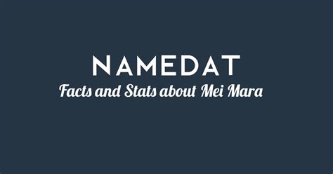 Mei Mara's Net Worth and Future Endeavors