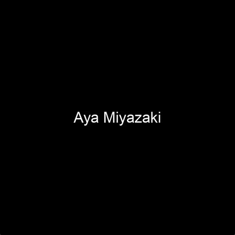 Net Worth and Financial Success of Aya Miyazaki