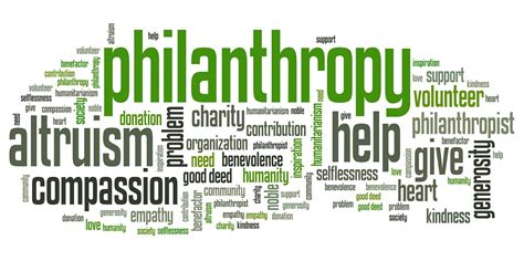 Philanthropic Endeavors of an Influential Personality