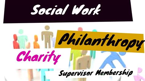 Philanthropic Work and Causes