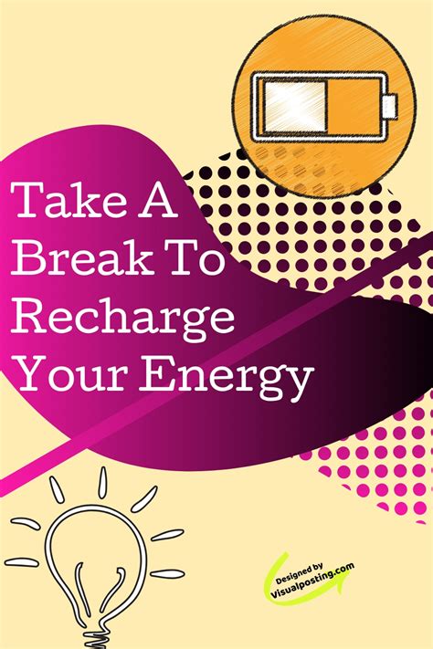 Take Regular Breaks: Recharge Your Energy and Boost Productivity