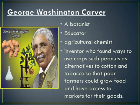 The Exceptional Contributions of George Washington Carver to Science and Society