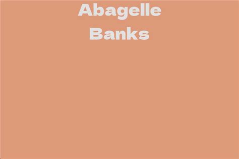 The Extraordinary Journey of Abagelle Banks