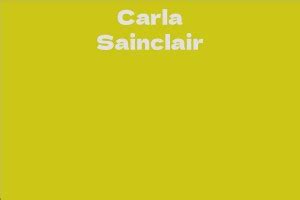 The Formative Years, Education, and Career Beginnings of Carla Sainclair