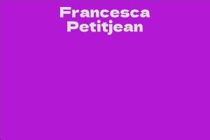 The Height of Achievement: Francesca Petitjean's Professional Success