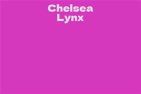 The Style and Image of Chelsea Lynx