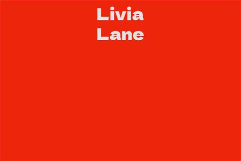 Uncovering the Financial Success and Achievements of Livia Lane in the Music Industry