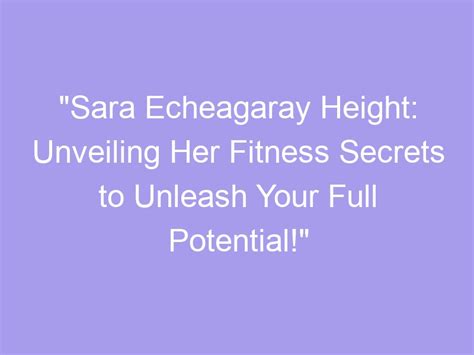 Unveiling Bronsyn's Height and Fitness Secrets