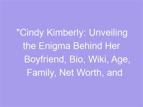 Unveiling the Enigma: Exploring Cindy Labelle's Biography