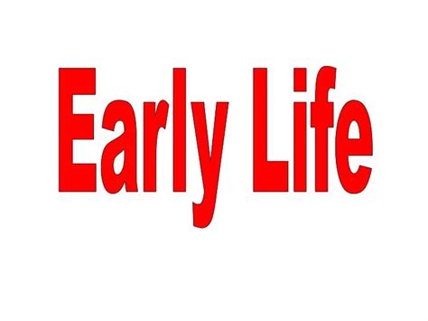 Updates on Early Life and Background
